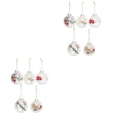  Set 2 Palline Decorazioni