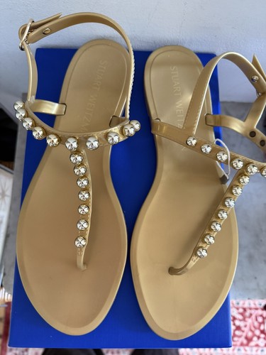 Sandali stuart weitzman gold - stuart,