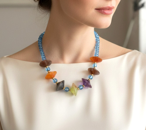 Collana vintage resina - 💎,