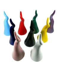 Corno Portafortuna Multicolor Cm 20h - Idea Regalo Napoli Bomboniera Artigianale