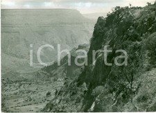 1934 ETIOPIA Veduta aerea del letto del NILO AZZURRO *Fotografia