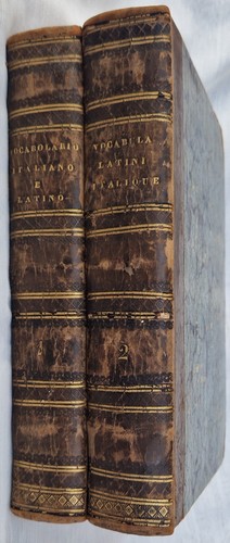 Vocabolario italiano latino - vocabolario, e