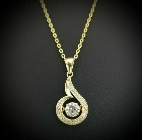Collana con ciondolo solitario