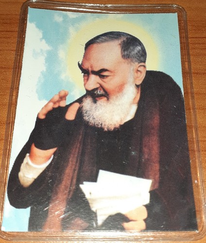 Santino padre pio con reliquia - padre,