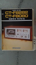 Pioneer ct-f8282 f8080 manuale