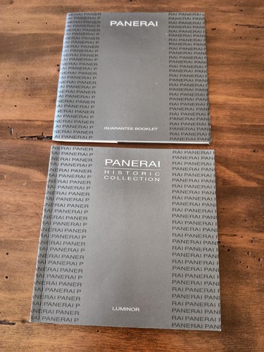 Panerai booklets vintage - vintage,