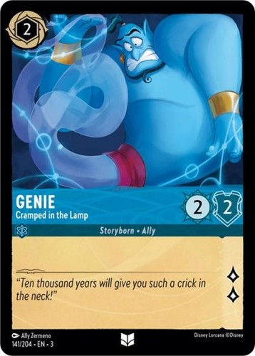 Genio crampo nella lampada - genio,