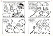 MAGNUS - Tavola originale "La Compagnia della Forca" n.10 p.74-75