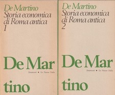FRANCESCO DE MARTINO - STORIA ECONOMICA DI ROMA ANTICA / 2 VOLUMI