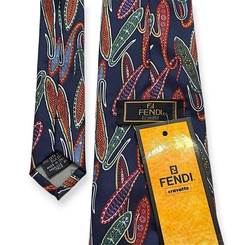 Cravatta fendi seta paisley - cravatta,