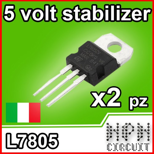 7805 regolatore tensione 5v - 7805,