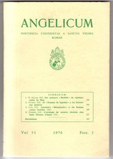 ANGELICUM - FASC 2, VOL 53 -