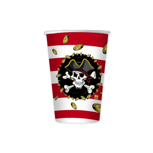 Bicchieri pirati teschio - bicchieri,