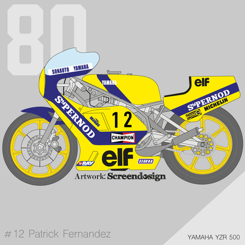 Decals yamaha yzr - decals,
