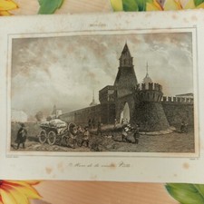 Stampa Incisione - Moscou -