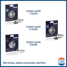 DELONGHI Filtro Caffè Crema 1 Tazza / 2 Tazze / Cialde ESE per ICONA, DEDICA, ..