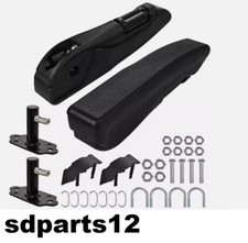 Coppia Braccioli Sedile Auto Universale Regolabile per Furgone Camper Camion