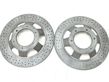 COPPIA DISCHI FRENO ANTERIORE 6MM FRONT BRAKE DISC CAGIVA ALAZZURRA 350 84-86