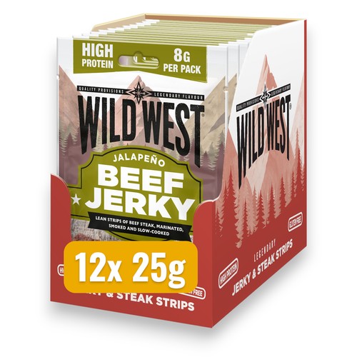 Wild west beef jerky - wild,