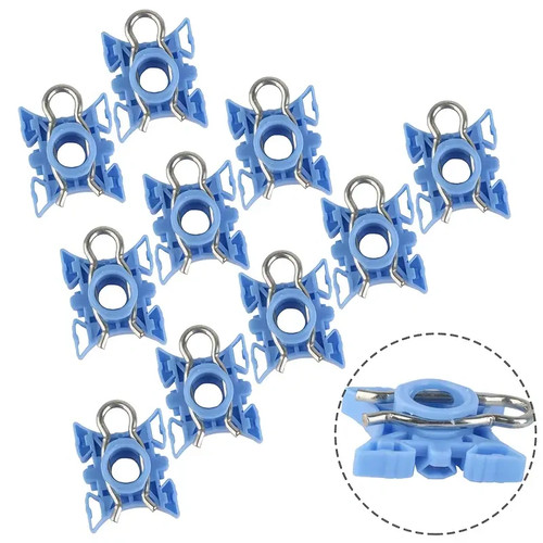 10x clip fissaggio finestrino - 10x,
