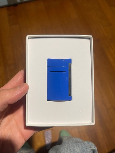 Accendino dupont mini jet - jet, blu