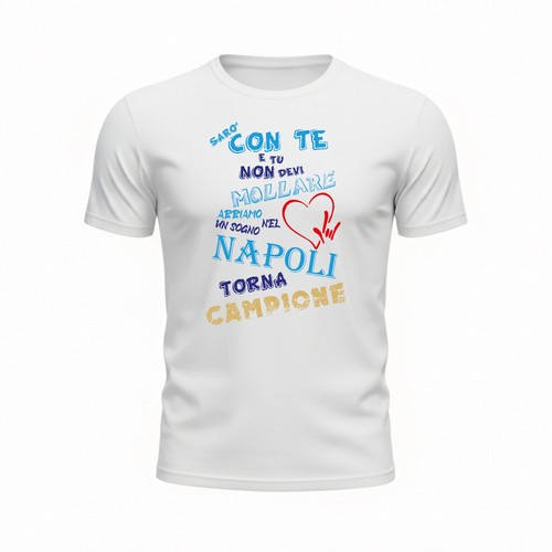 Maglietta bianca napoli torna - maglietta,