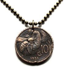 1931 Italia 10 Ct Moneta