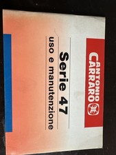 Manuale Uso E Manutenzione