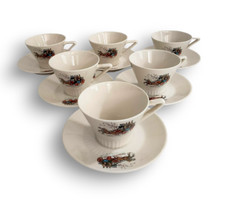 N° 6 Tazze con Piattino