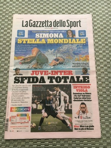 Gazzetta nuoto simona - nuoto,