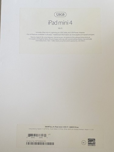 Apple ipad mini 128 gb - ipad, 4