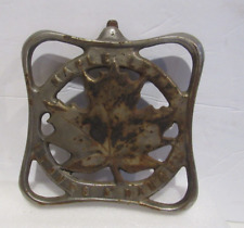 Antica stufa foglia d'acero e