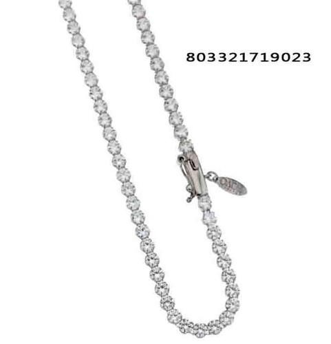 Girocollo tennis oro - oro, bianco
