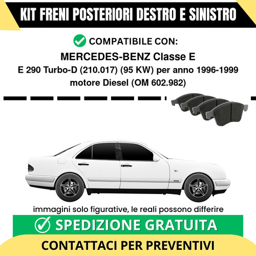 Pastiglie freno posteriori - pastiglie,