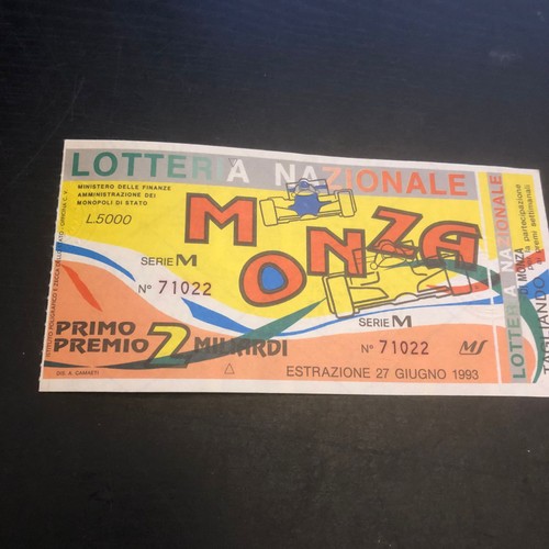 Biglietto lotteria nazionale - lotteria,