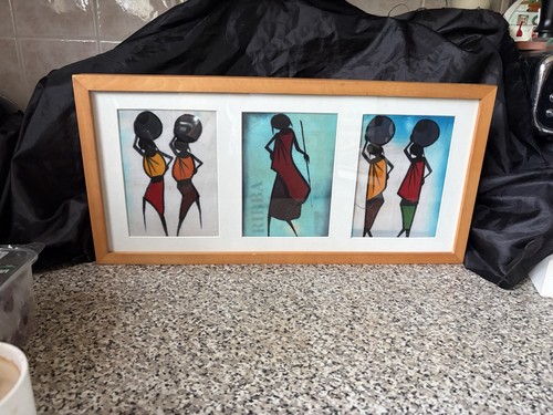 Dipinti batik tessuto africano