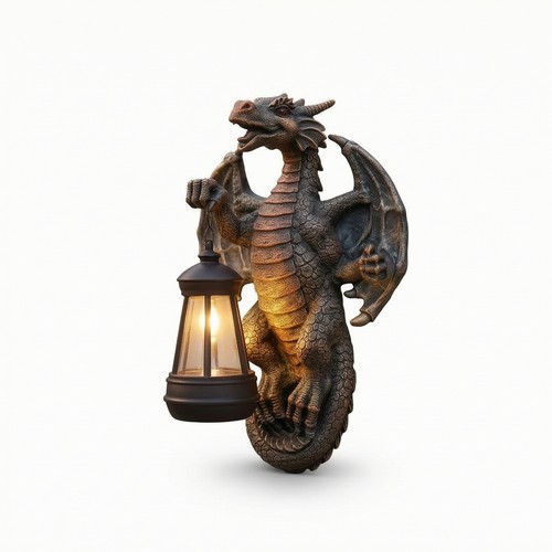 Lampada forma drago - lampada,