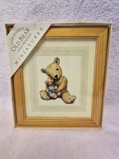 Classic Teddy Bear Picture / Photo Frame Drawing Artwork (14.5 x 12.5 cm)