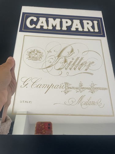 Vintage campari advertising - campari,