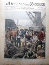 La Domenica del Corriere 26 Agosto 1906 Rapina Banca Mosca Vapore Ande Sciopero