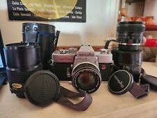 MINOLTA SRT 101 + 3 ottiche 28mm f2.8 -50mm f1.7- 135mm F3.5