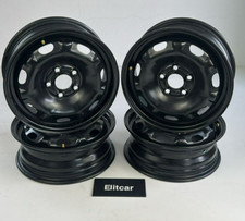 4x 14" CERCHI FERRO 5Jx14H2 ET38 VW POLO (COMP.GOMMA 185/70 R14)