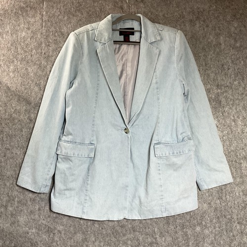 Blazer denim donna grande - donna,