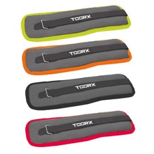 Paio Cavigliere Polsiere Appesantite Toorx Zavorrate Pesi per Caviglie o Polsi 