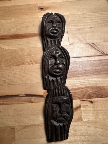 Scultura totem legno - scultura,