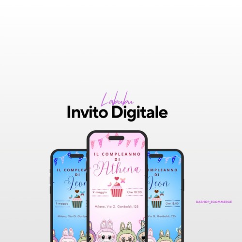 Invito digitale personalizzato - digitale,
