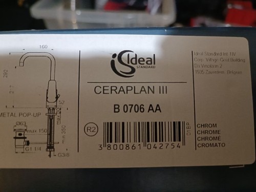 Ideal standard ceraplan iii - ideal,