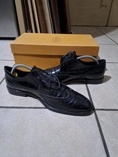 Scarpe Tod's George Derby Swallowtail Nere Originali Made In Italy Con Scatola 