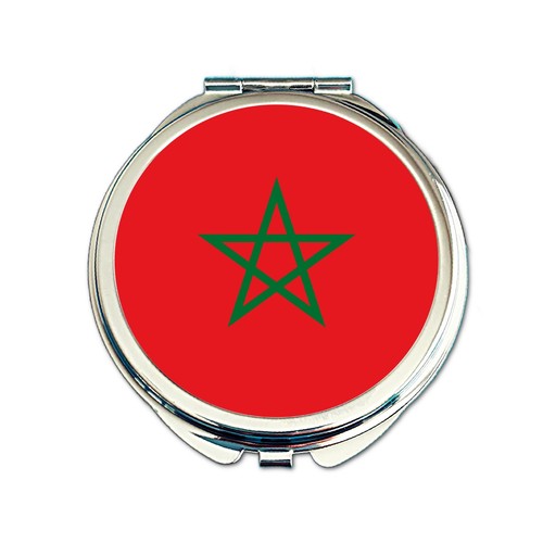 Morocco flag pocket mirror - morocco, |