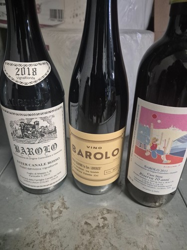 Tre baroli ester canale - canale, rosso